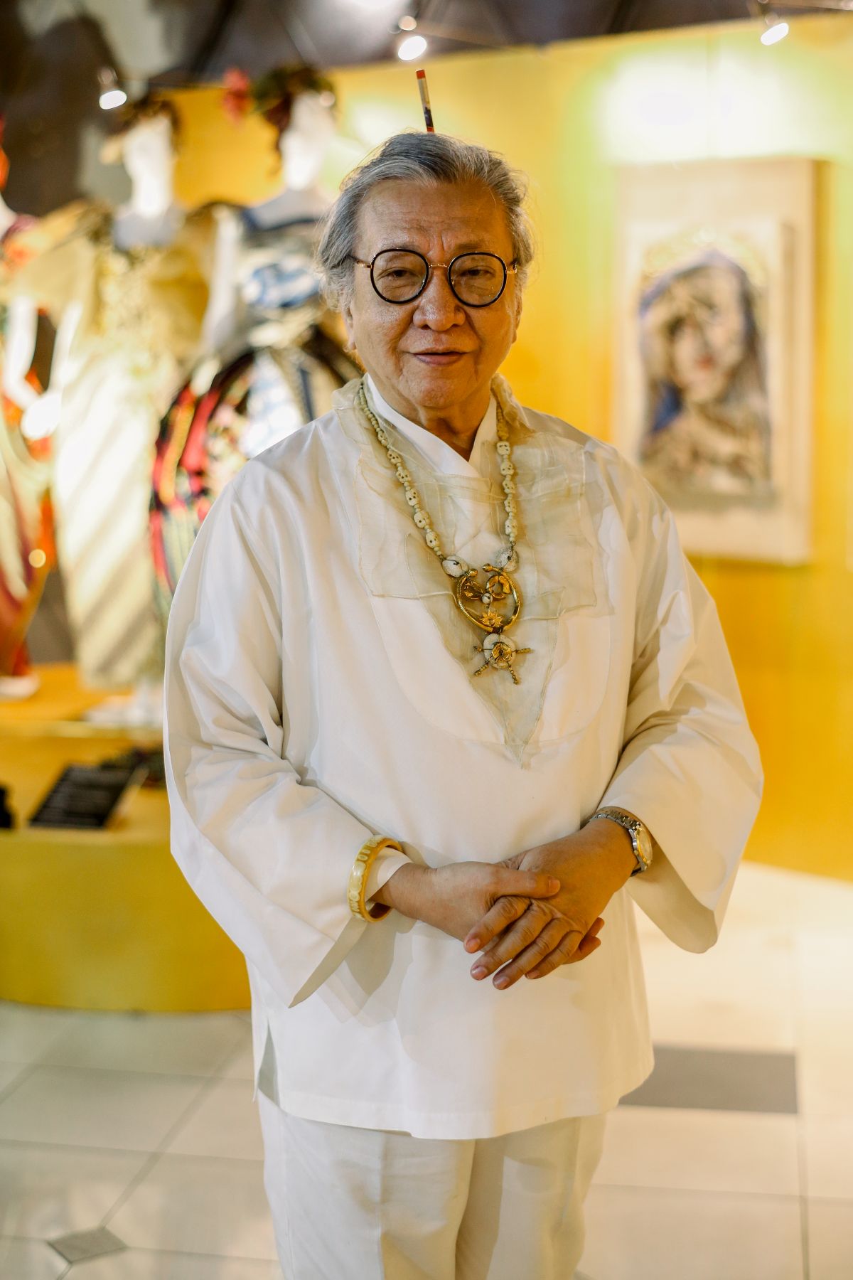 Steve Cortes de Leon at Art2Wear Yuchengco Museum