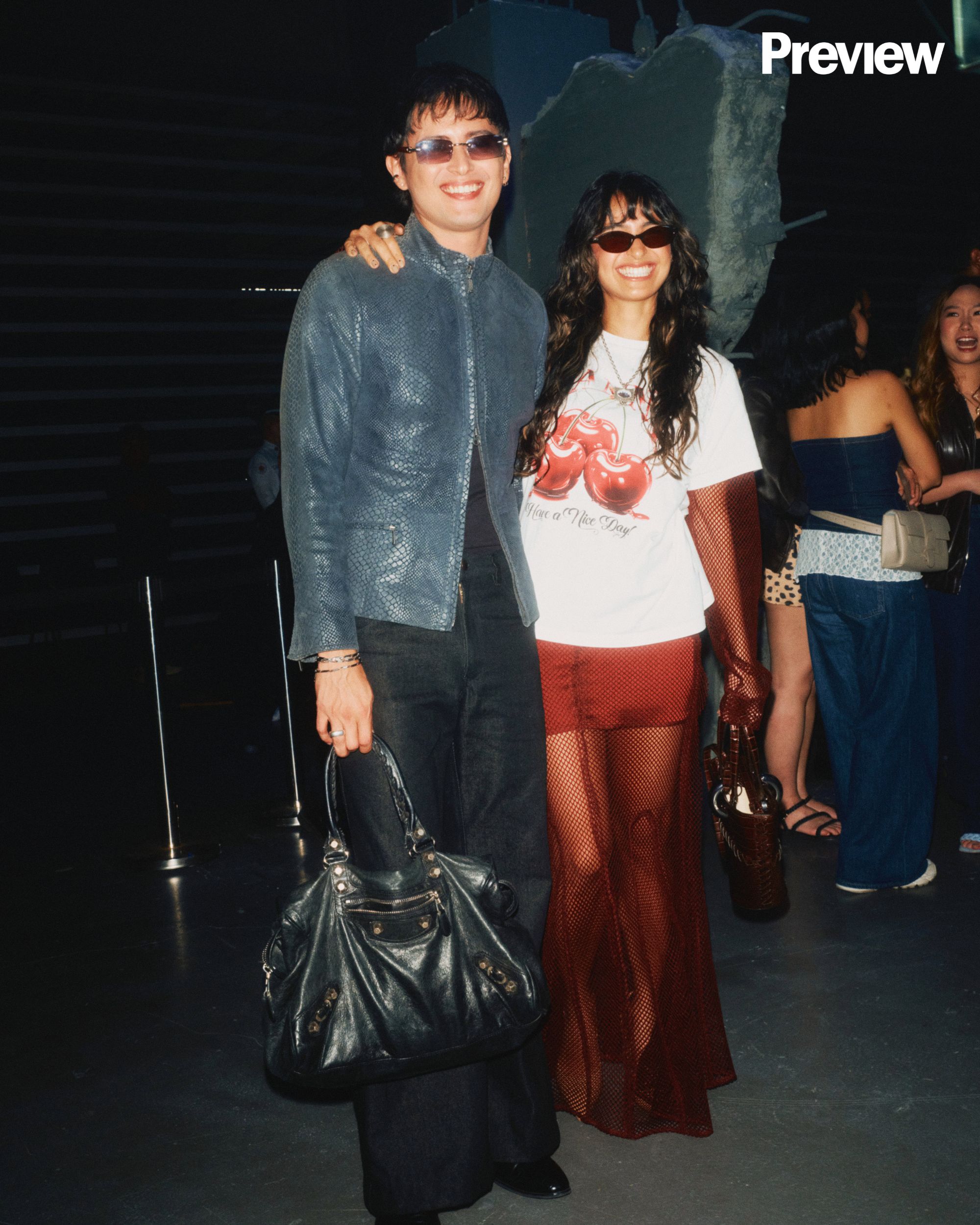 James and Issa at Manila Fashion Week 2025