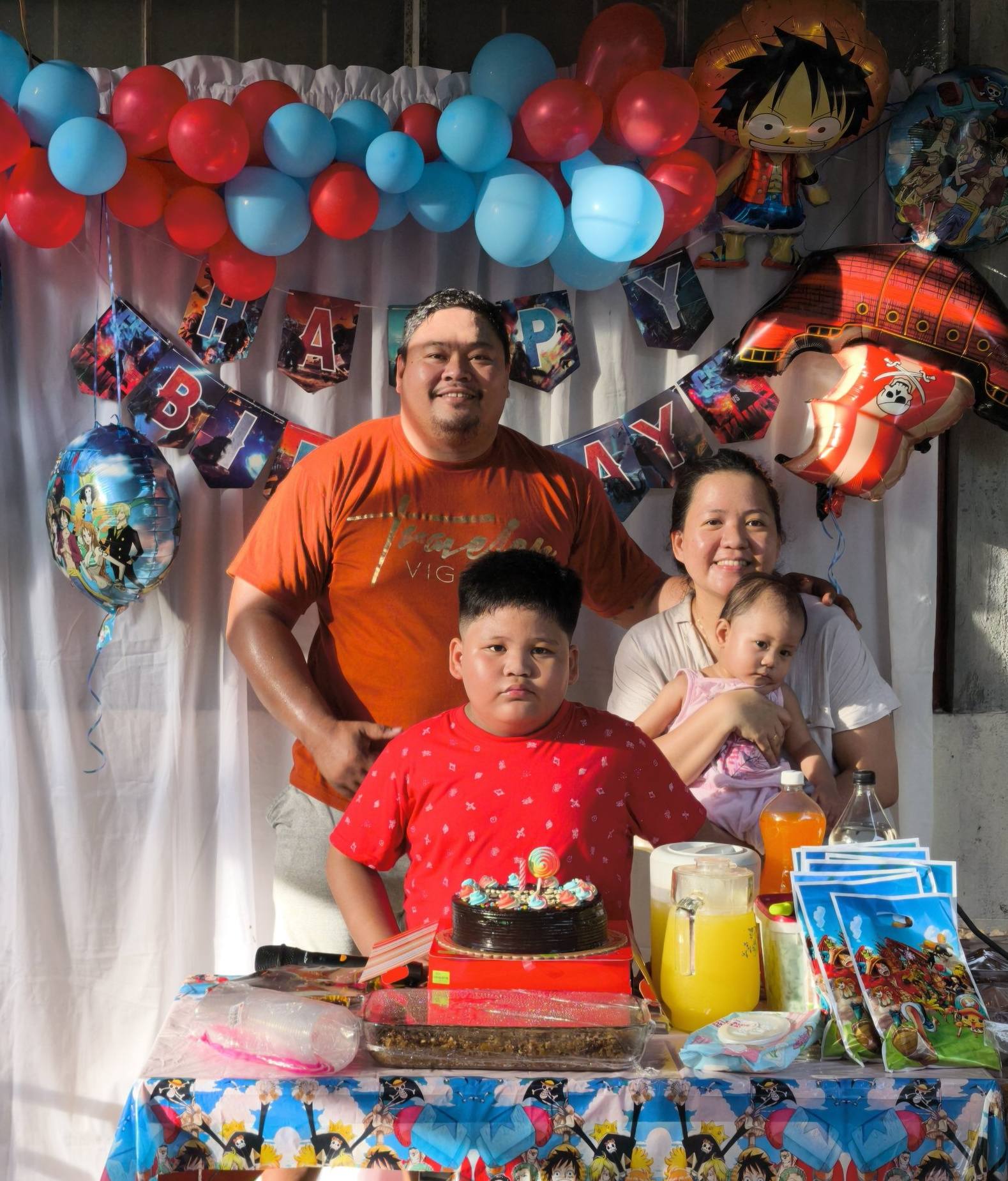 Ray Querubin and his family