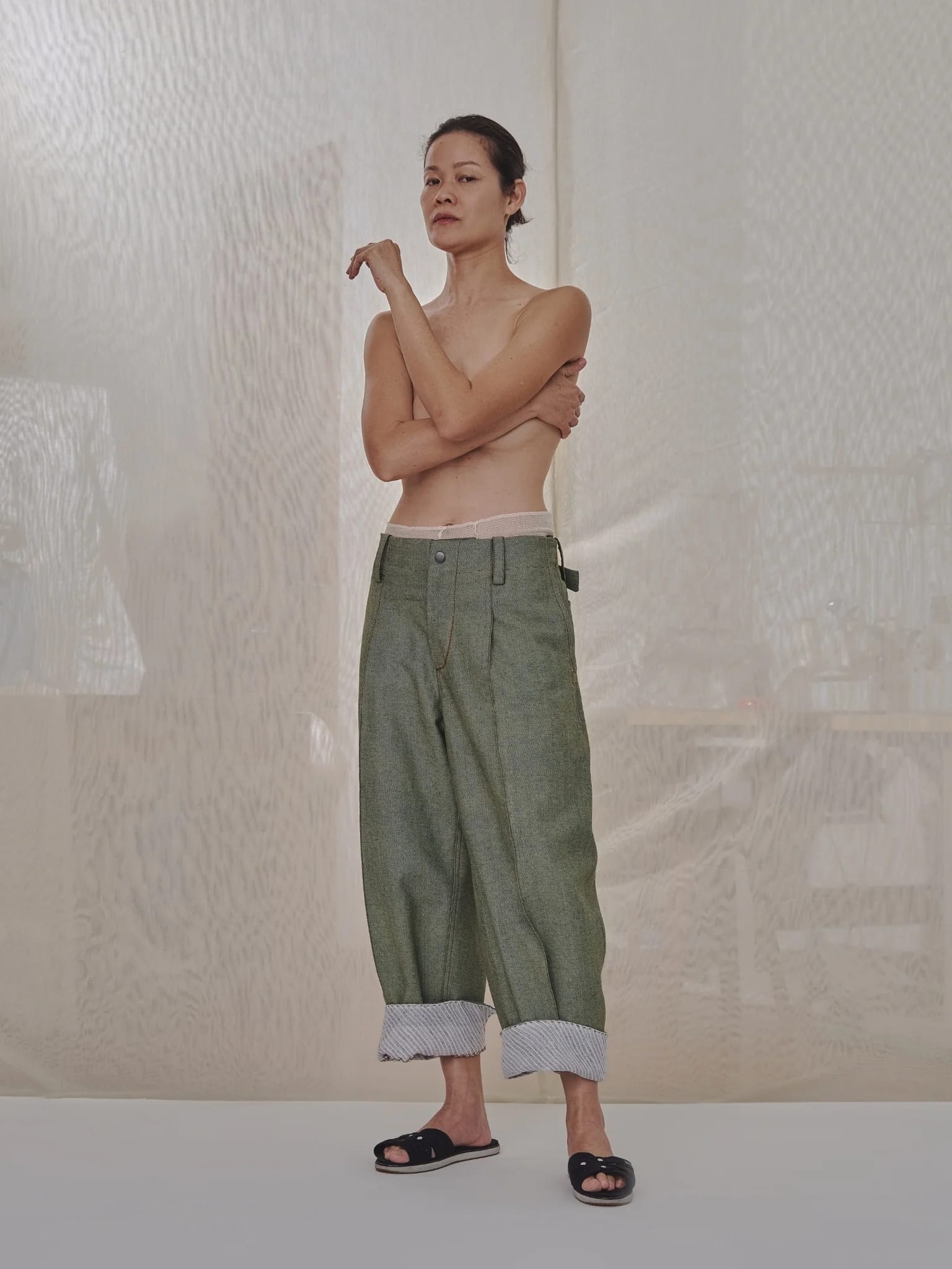 Carl Jan Cruz barrel pants