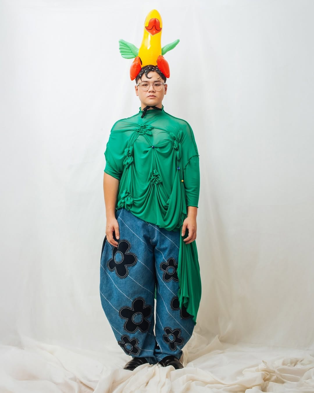 hamu barrel pants