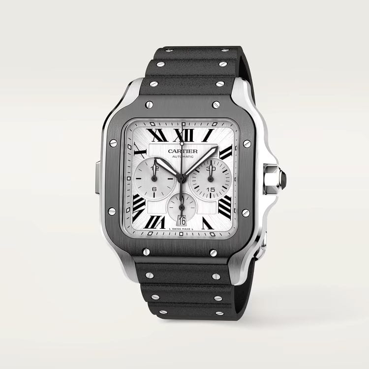 Santos de Cartier Chronograph watch, $11,600 (approx. P679,910.80), CARTIER, cartier.com