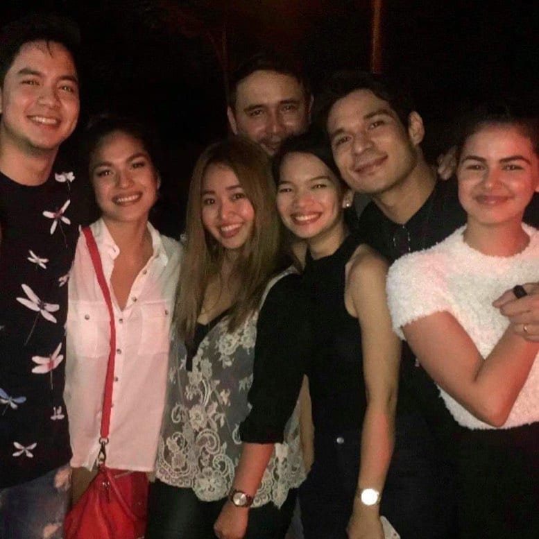 Joyz Tan with celebrity acquaintances