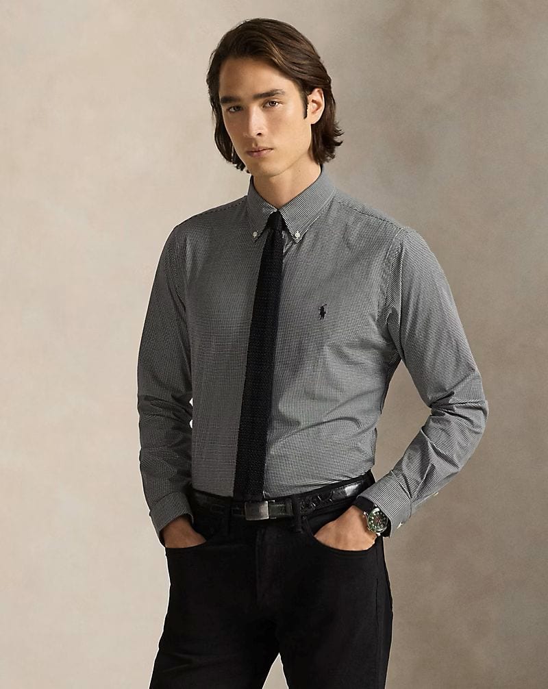 Checked Stretch Poplin Shirt - All Fits, $130 (approx. P7,728.24), RALPH LAUREN, ralphlauren.com