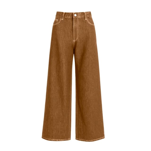 Campus Club Denim Pants, P2090, CHARLOTTE FOLK, charlottefolk.co