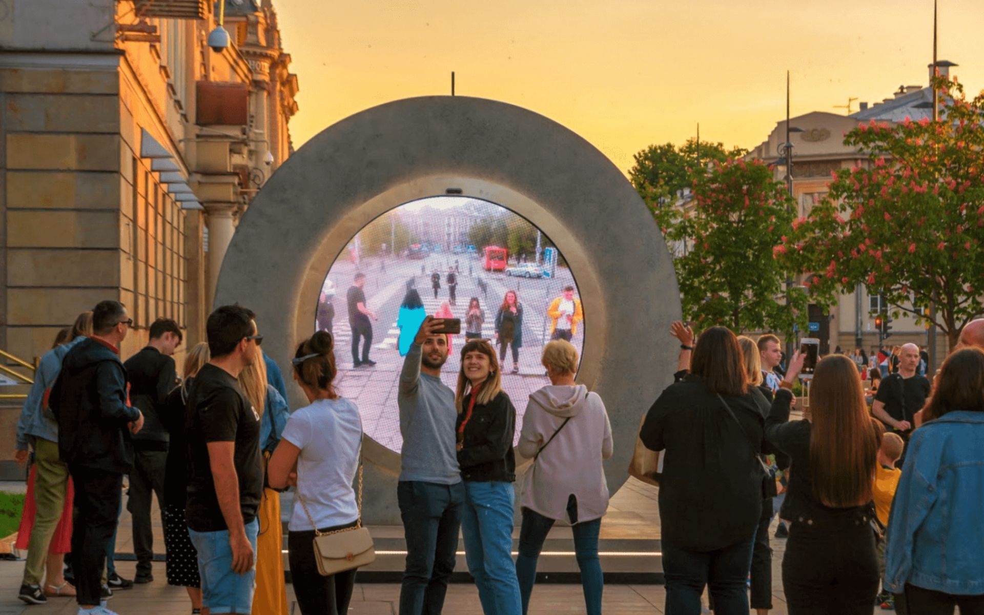 Portal in Lublin, Poland