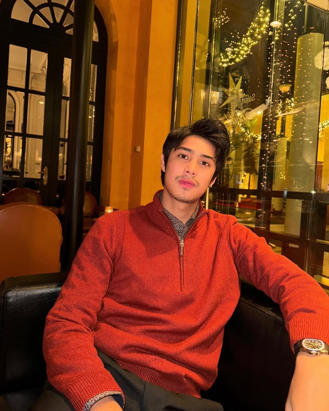 Donny Pangilinan with his Patek Philippe Aquanaut watch