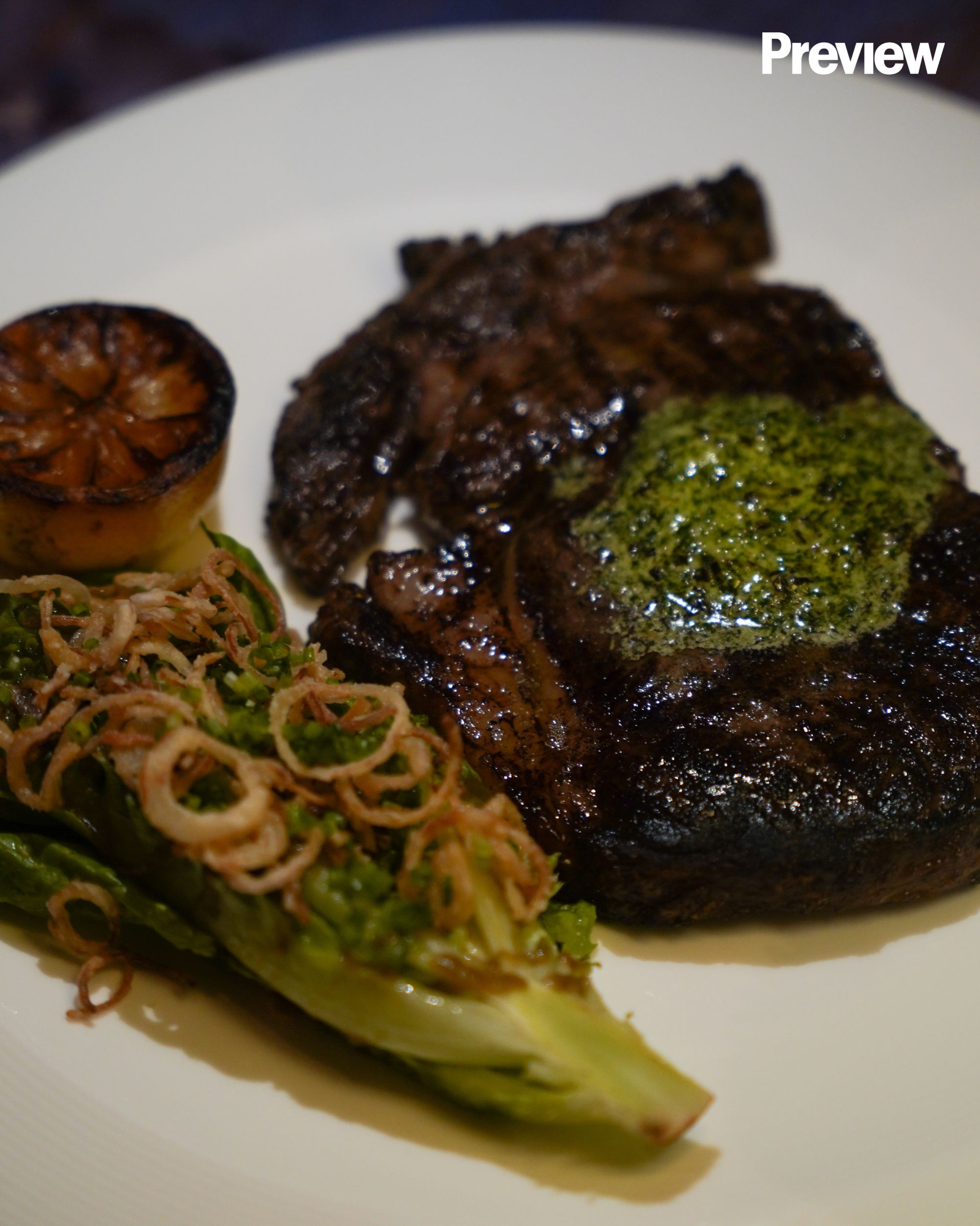 Angus Rib Eye at the Medusa at the Palace BGC