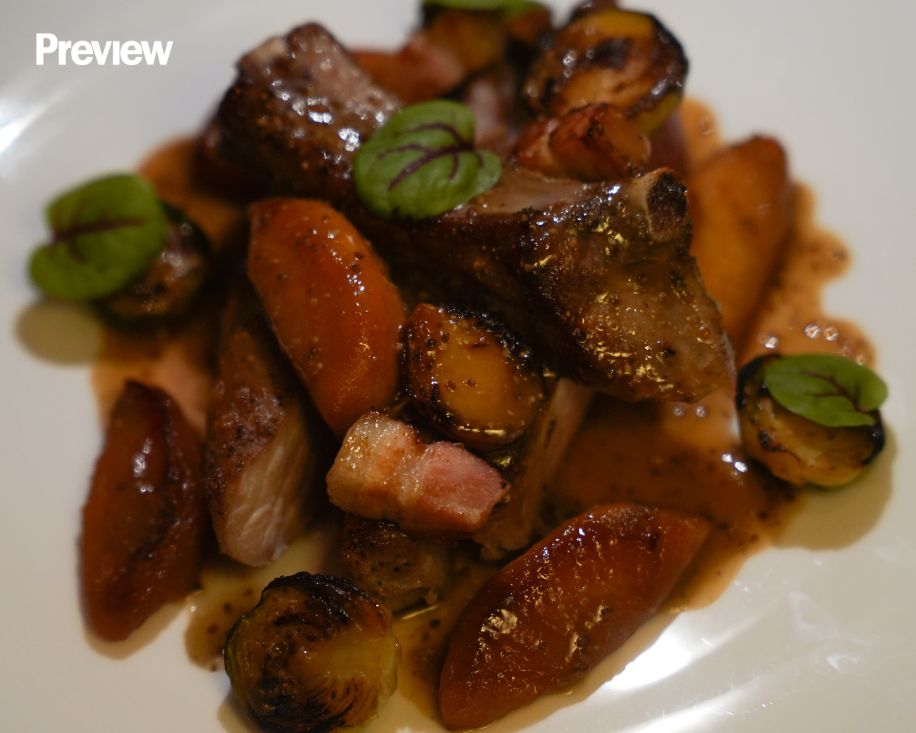 Kurbuta Pork Loin at the Medusa at the Palace