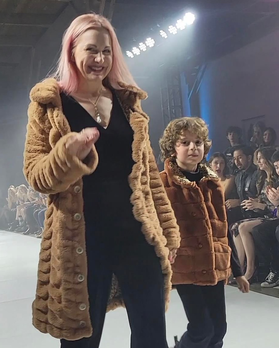 Max with his mother, Sherri