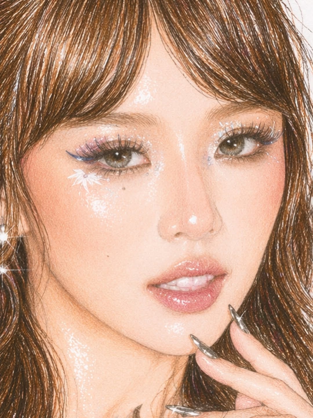 BINI makeup look for Coachella Week 2