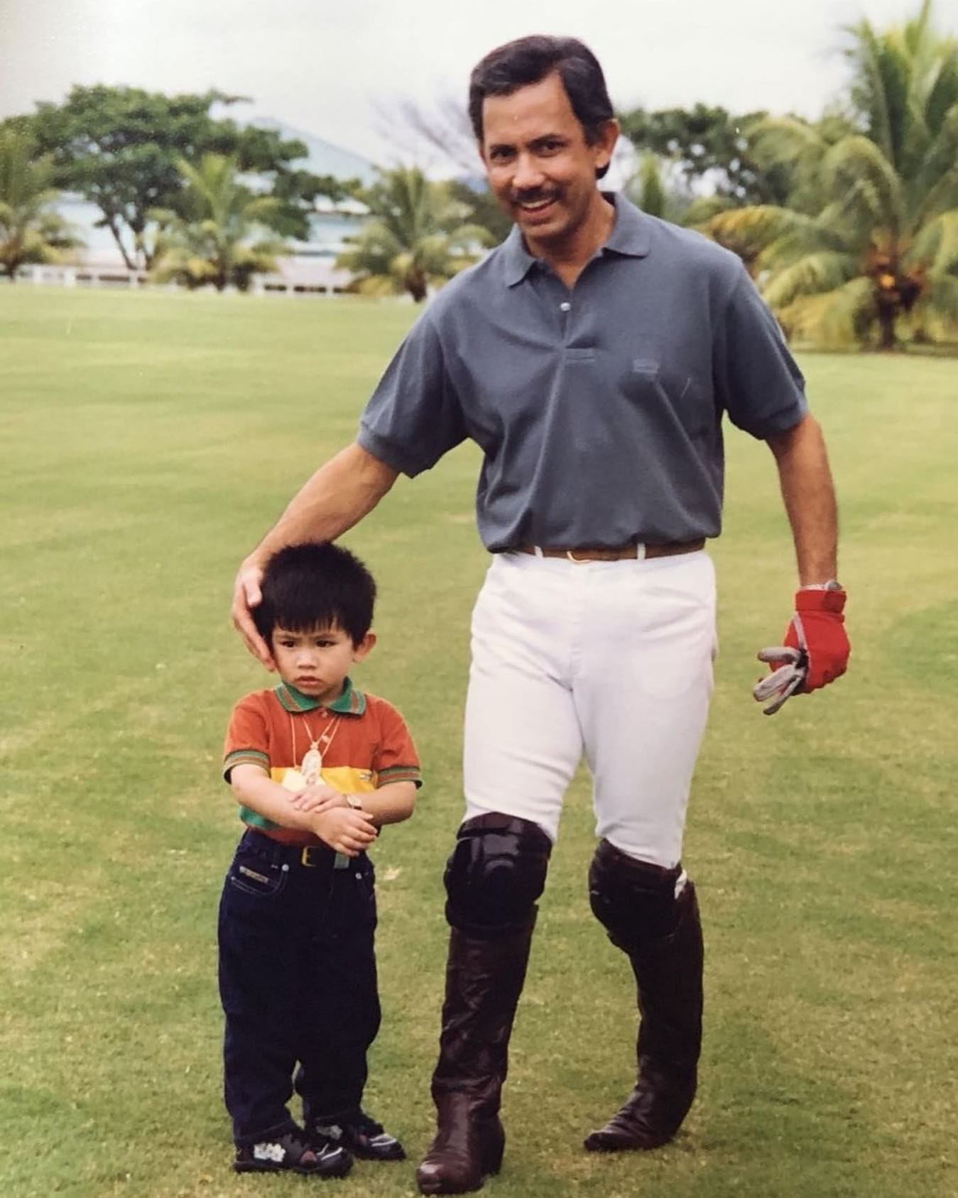Prince Abdul Mateen of Brunei and the Sultan Hassanal Bolkiah