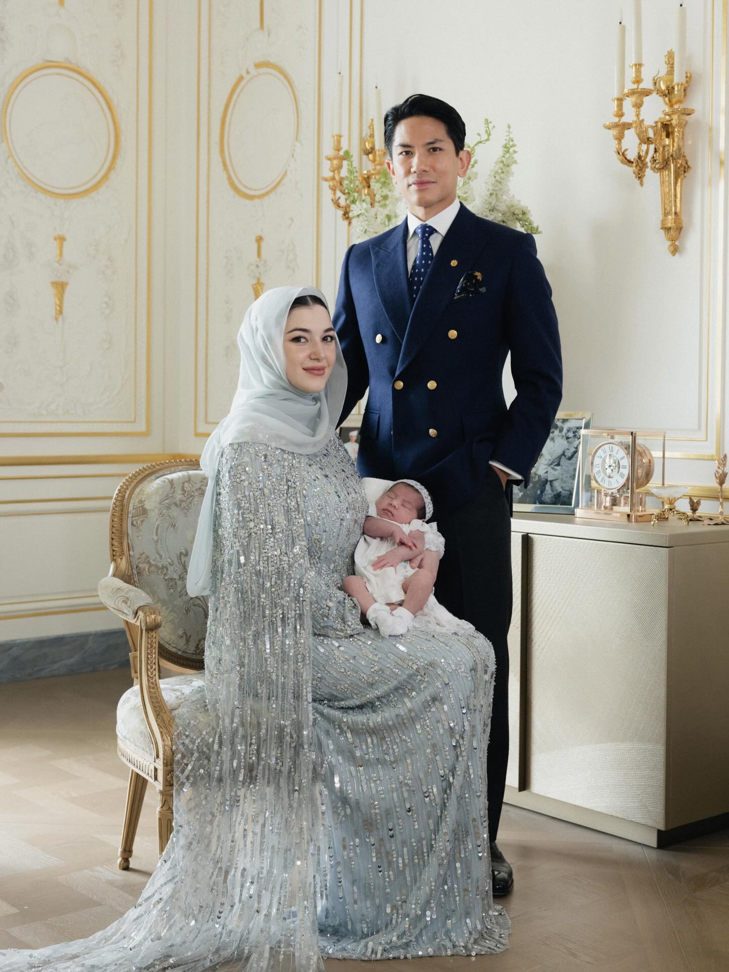 Prince Abdul Mateen of Brunei and Anisha Rosna