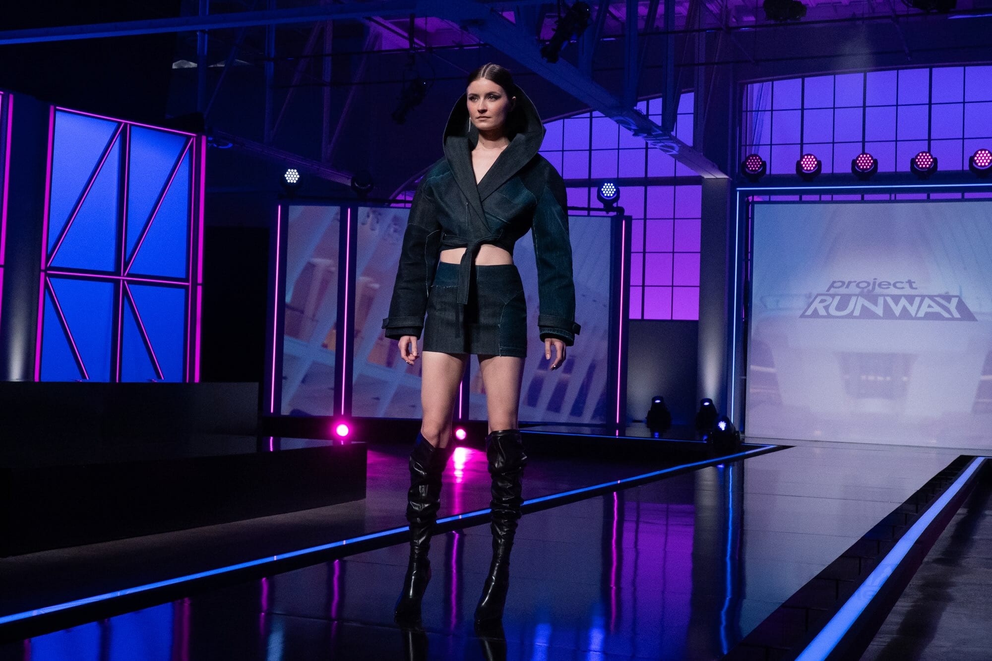 R'Bonney Nola look on Project Runway