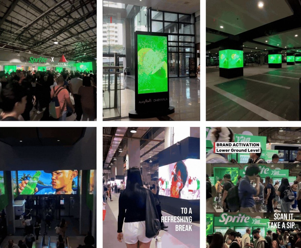Sprite ad One Ayala