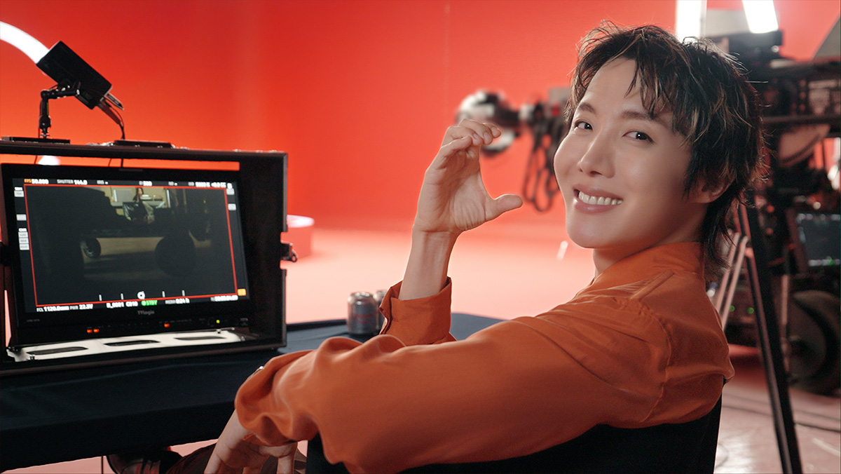 J-Hope of BTS smiling