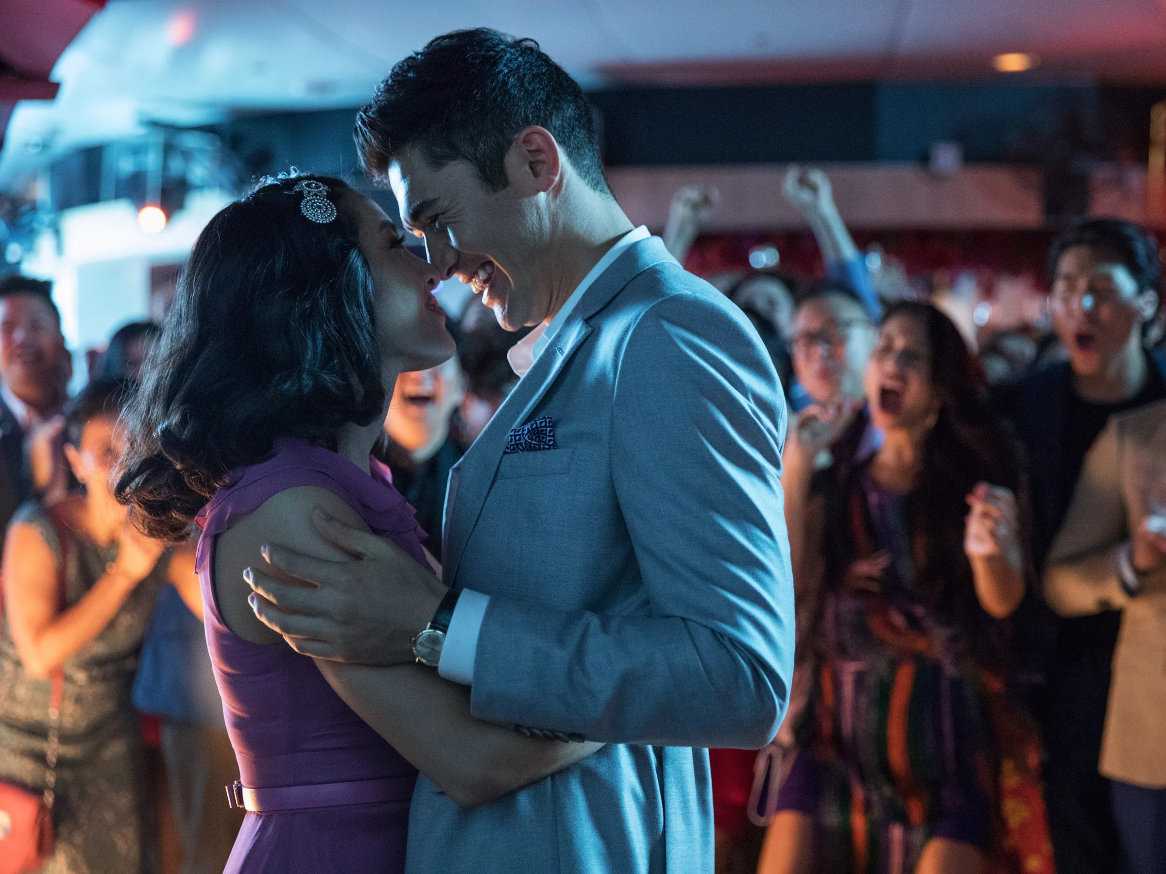 Constance Wu and Henry Golding in Crazy Rich Asians
