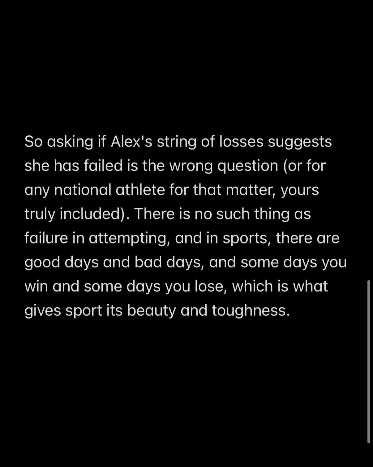EJ Obiena instagram post defends Alex Eala