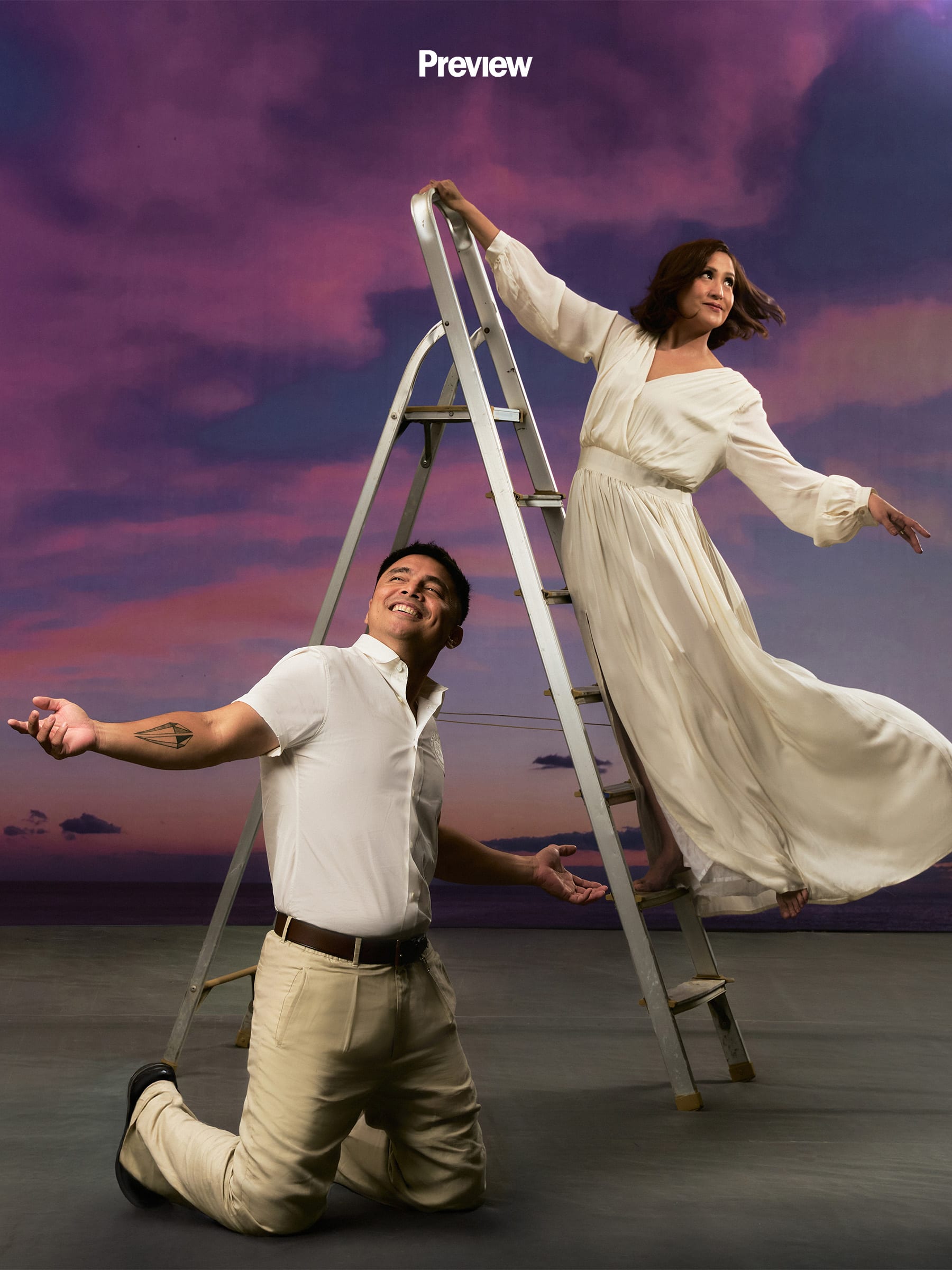Marvin Agustin and Jolina Magdangal for Preview February 2025