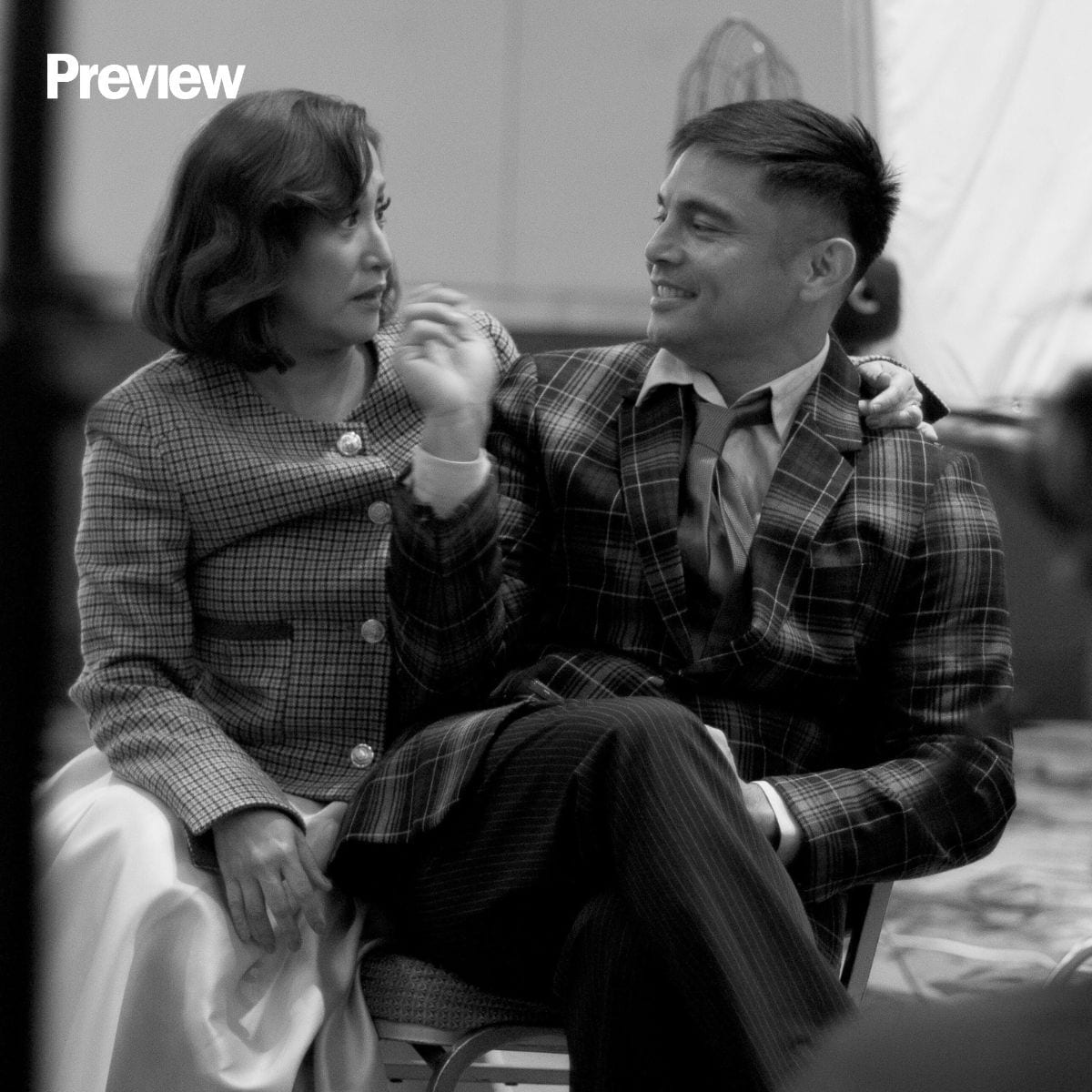 Marvin Agustin and Jolina Magdangal for Preview February 2025 behind the scenes