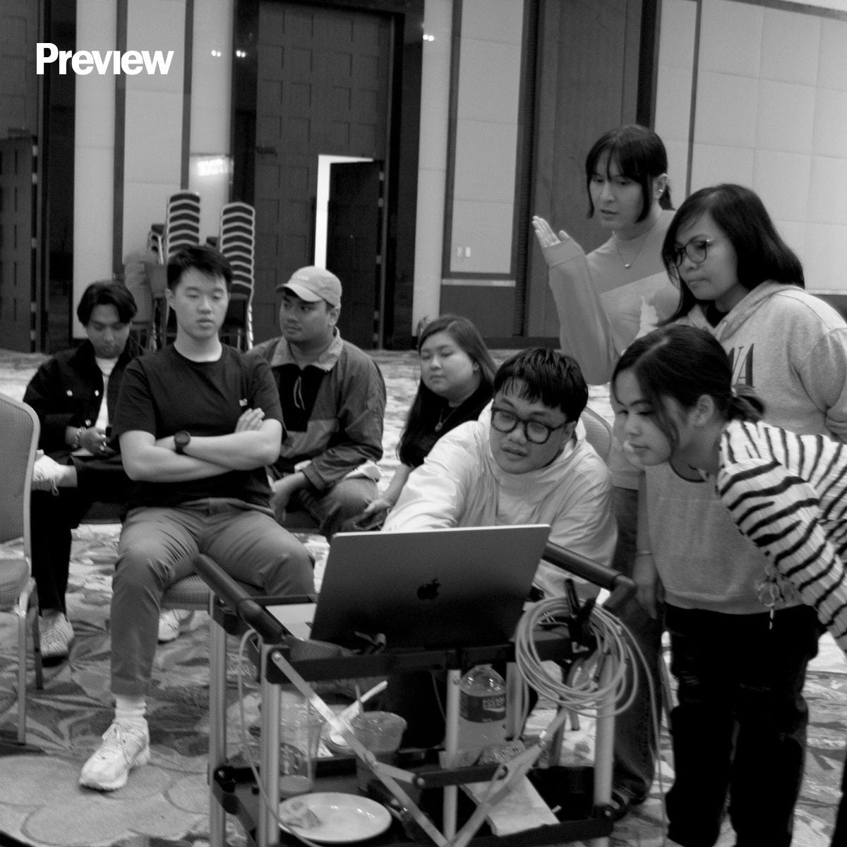 Marvin Agustin and Jolina Magdangal for Preview February 2025 behind the scenes