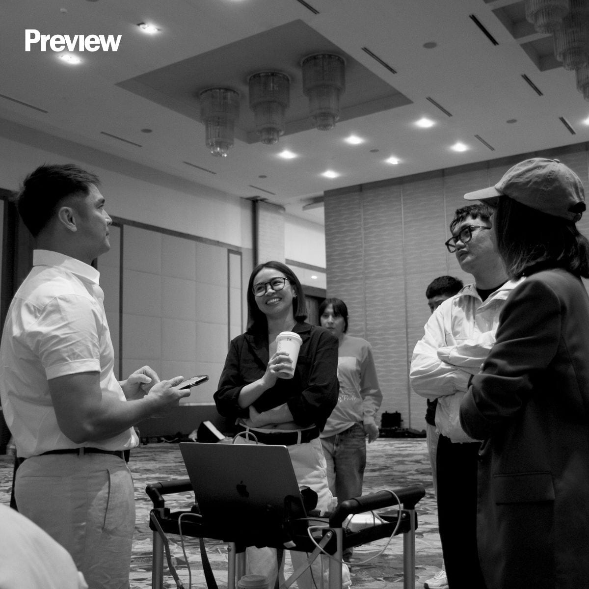 Marvin Agustin and Jolina Magdangal for Preview February 2025 behind the scenes