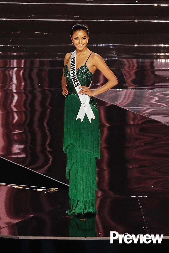 miss universe green dress SASHES AND TIARAS.....Miss Universe 2013 Preliminaries EVENING GOWNS: The Oh Dear! List