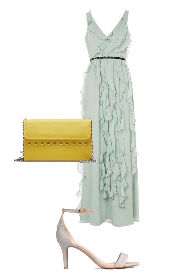 mint green dress polyvore One color: sea foam green" by madamedeveria  liked on Polyvore