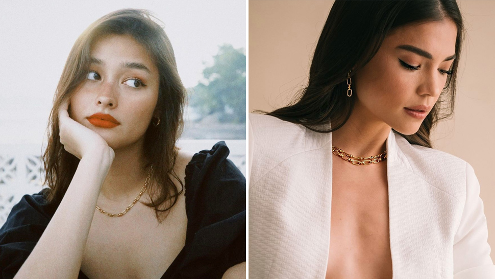 Liza Soberano and Rhian Ramos Are Twinning in This Chain Necklace ...