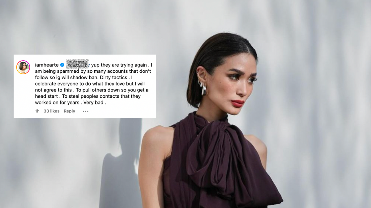 Heart Evangelista Speaks Up on 