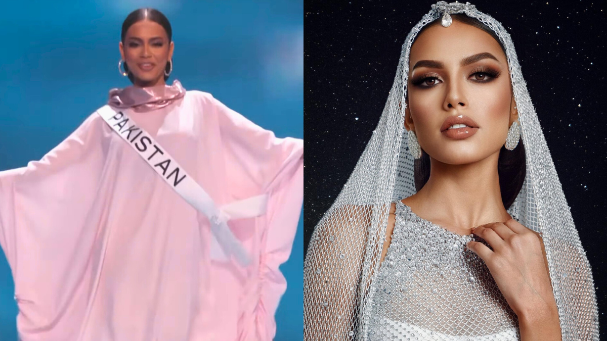 Miss Universe-Pakistan Wears a Burkini During Swimsuit Round ...