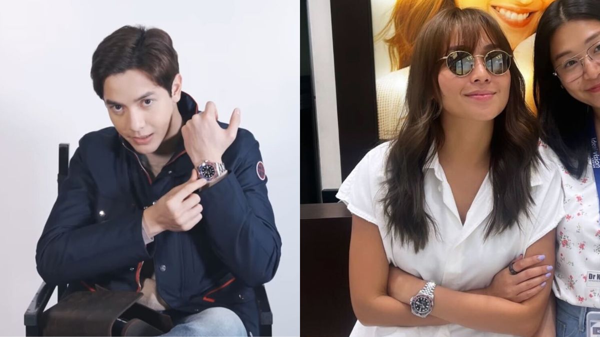 Kathryn Bernardo And Alden Richard's Matching Rolex Watch | Preview.ph