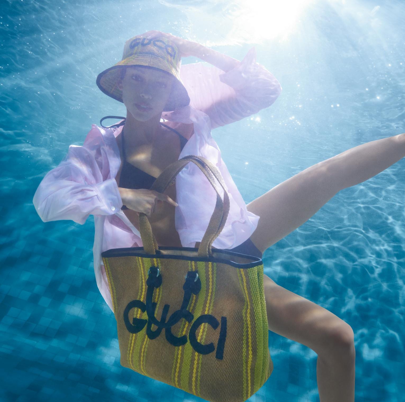 gucci lido underwater