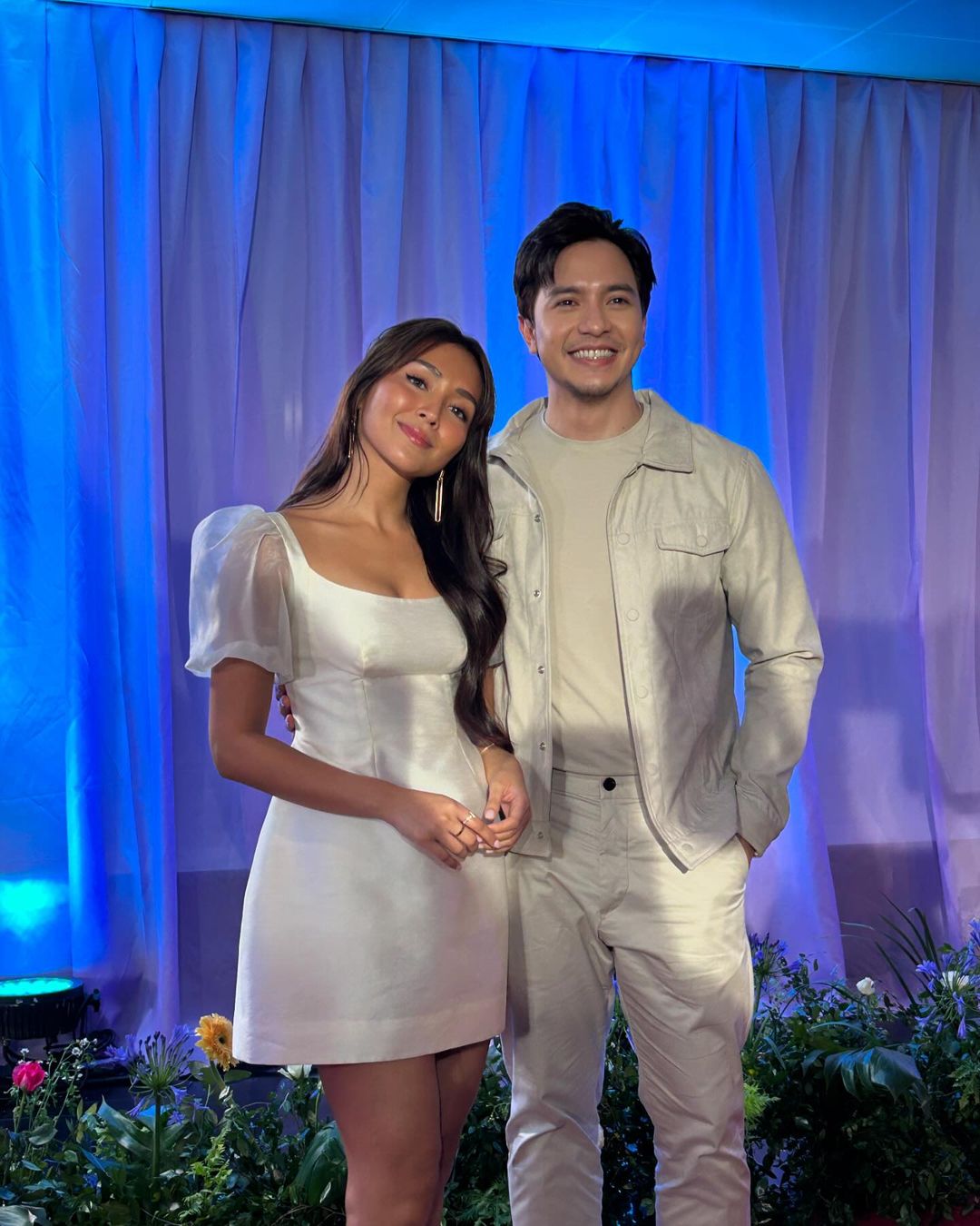 Kathryn Bernardo and Alden Richards at the Hello, Love, Again press conference.