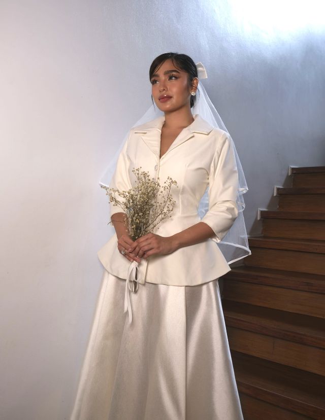 Andrea Brillantes' bridal look at the Kim Soo Hyun fanmeet in Manila