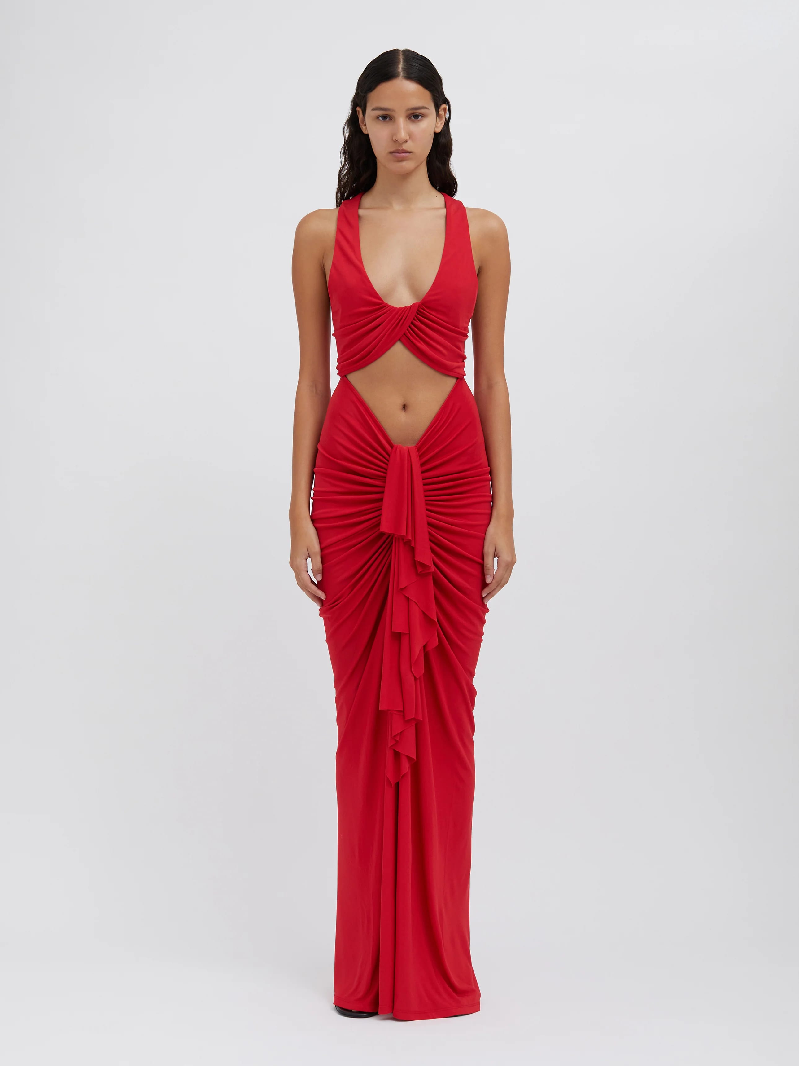 Christopher Esber Vivenda Drape Front Dress