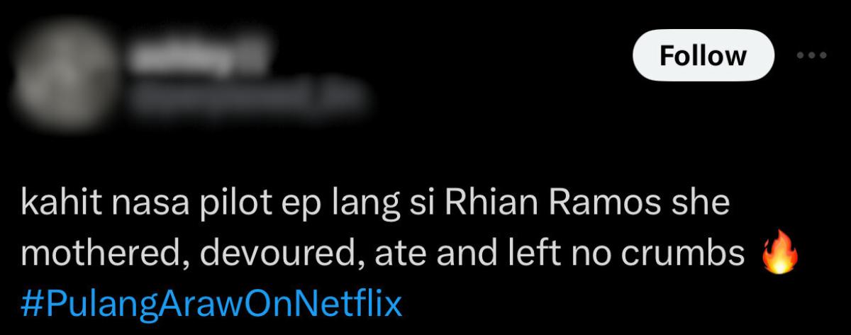 Rhian Ramos, Pulang Araw