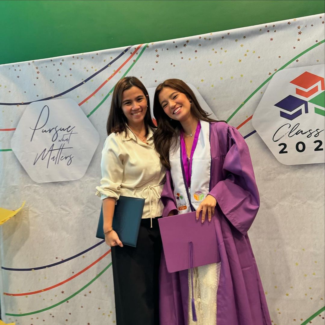 belle mariano graduates from senior high school