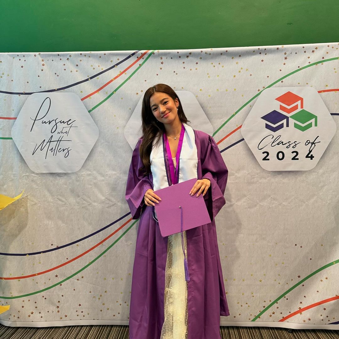 belle mariano graduates from senior high school