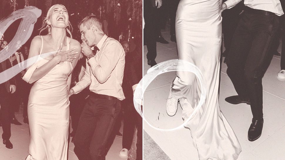 Hailey Bieber Wedding Sneakers Preview.ph