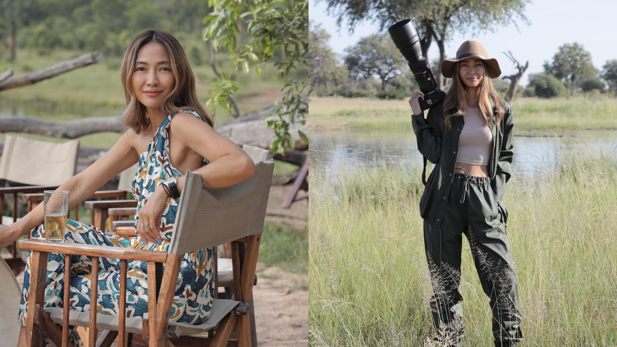 Look: Marie Lozano's Safari Outfits In Africa