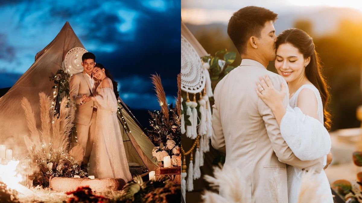 Look: Vickie Rushton's Gorgeous Wedding Gown By Francis Libiran