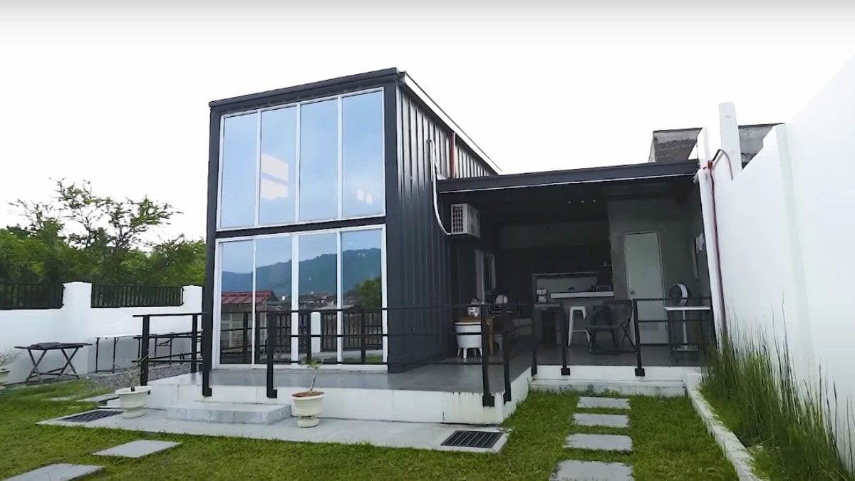 Tiny House Design Industrial 48ft Industrial Chic Semi Tiny House Has