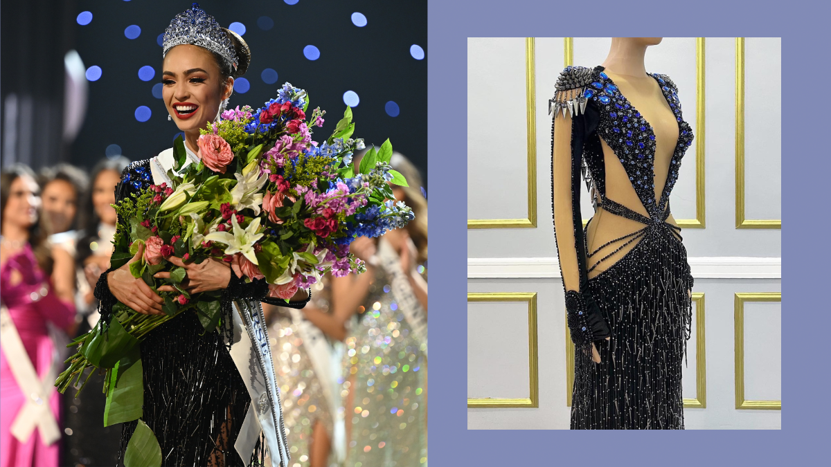 Look: R'bonney Gabriel's Winning Evening Gown At Miss Universe 2022