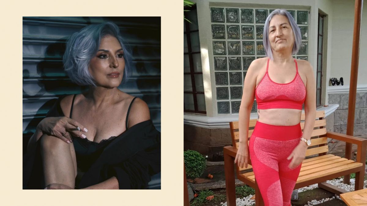 A Grandma Takes Part in a Photoshoot, Showing the Beauty of 70