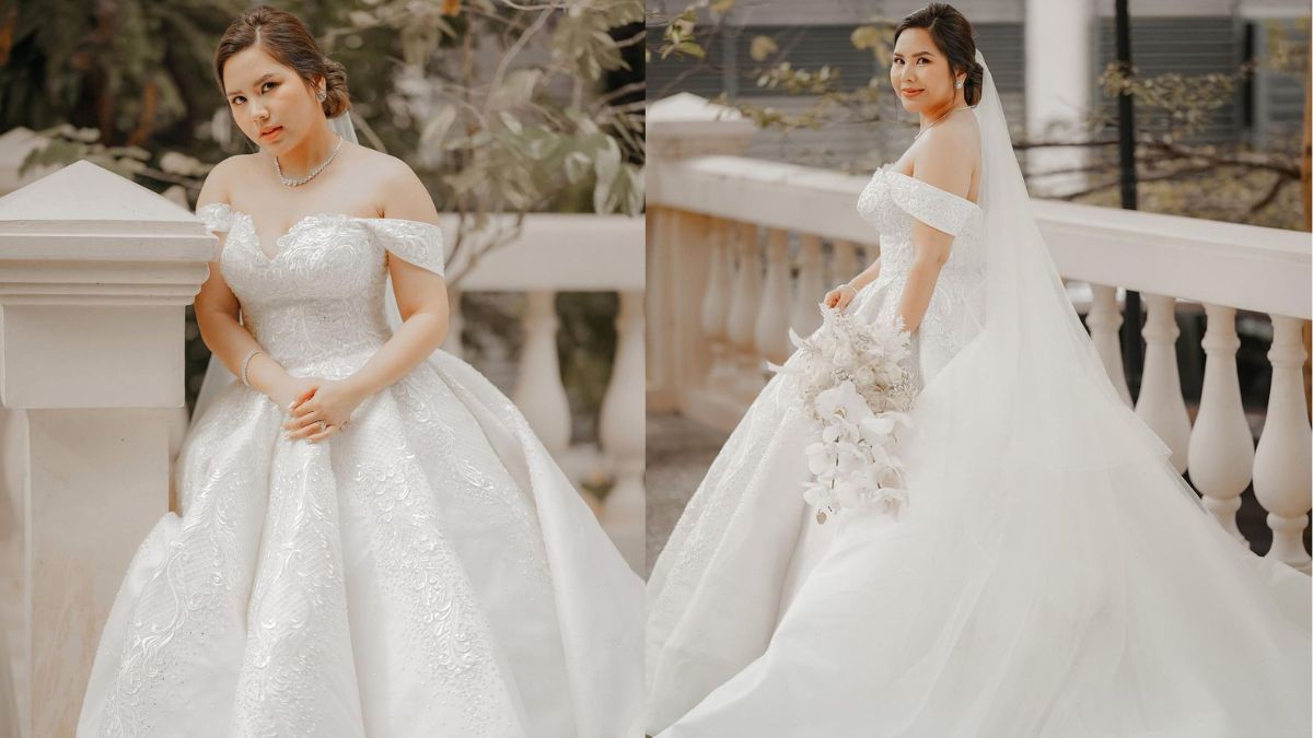 Look Bride Gets Married In A Custom made Gown From Divisoria