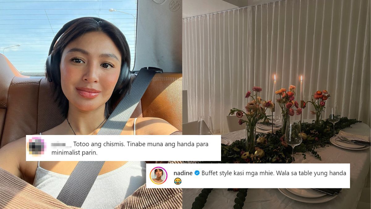 The Internet Had the Funniest Reactions to Nadine Lustre's "Minimalist" Noche Buena